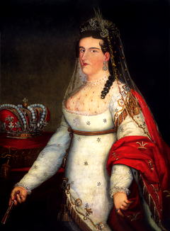 Portrait of Anna Maria Iturbide, Empress of Mexico by Josephus Arias Huerta