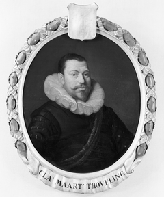 Portrait of Claes Maertensz Thoveling, Director of the Rotterdam Chamber of the Dutch East India Company, elected 1619 by Pieter van der Werff