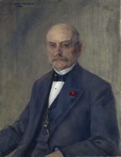 Portrait of Gunnar Knudsen by Eilif Peterssen