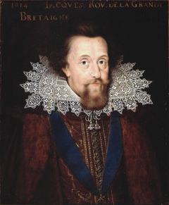 Portrait of James I (1566-1625), King of England by Anonymous