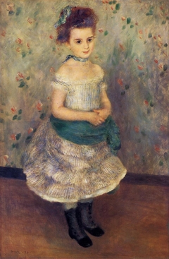 Portrait of Jeanne Durand-Ruel (Portrait de Mlle. J.) by Auguste Renoir