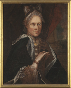 Portrait of Krystyna née Chrzanowska 1.v. Machwicz, 2.v. Kościa, wife of Jan (ca. 1705–after 1761) by Anonymous