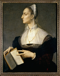 Portrait of Laura Battiferri by Agnolo Bronzino