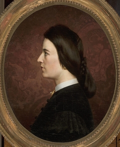 Portrait of Maria Sawiczewska, artist’s sister by Artur Grottger