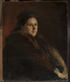 Portrait of Mrs. Karlińska by Jan Ciągliński