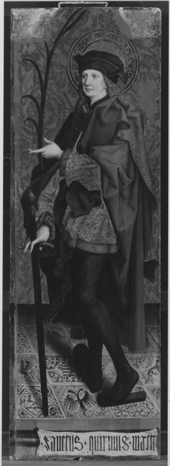 Portrait of Saint Quirinus of Neuss by Ulmer Meister von 1504