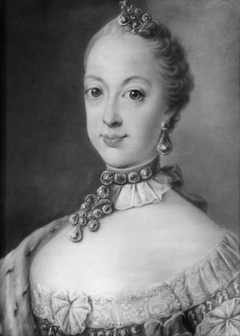 Portrait of Sophia Magdalena of Denmark, as princess.
