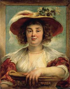 Portrait of the Artist's Daughter Elizabeth by Jacob Jordaens I