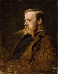 Portrait of the Painter Nikolai Ulfsten by Erik Werenskiold
