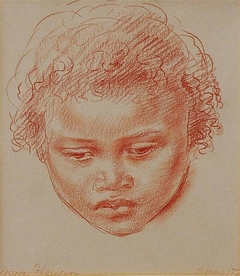 Portrait Study of a Young Girl by Nora Heysen
