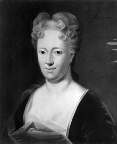 Portret van Anna Elsevier (1685-1748), echtgenote van Jan Pieter van Mansvelt by Antonie Jan van Mansvelt
