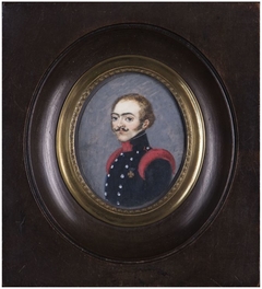 Portret van onbekende man in militair uniform by anonymous painter