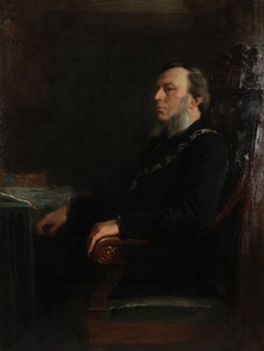Portret van Sjoerd Anne Vening Meinesz (1833-1894) by Pieter de Josselin de Jong