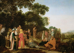 Predigt Johannes des Täufers by Esaias van de Velde