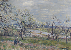 Printemps à Veneux-Nadon by Alfred Sisley