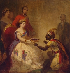 Queen Victoria Giving the Bible to an African Chief (The Secret of England’s Greatness) by Thomas Jones Barker