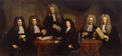 Regents of the Oudezijds Almshouse, 1705 by Arnold Boonen