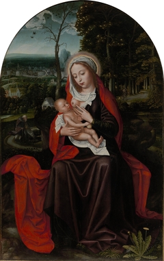 Rest on the flight into Egypt by Ambrosius Benson