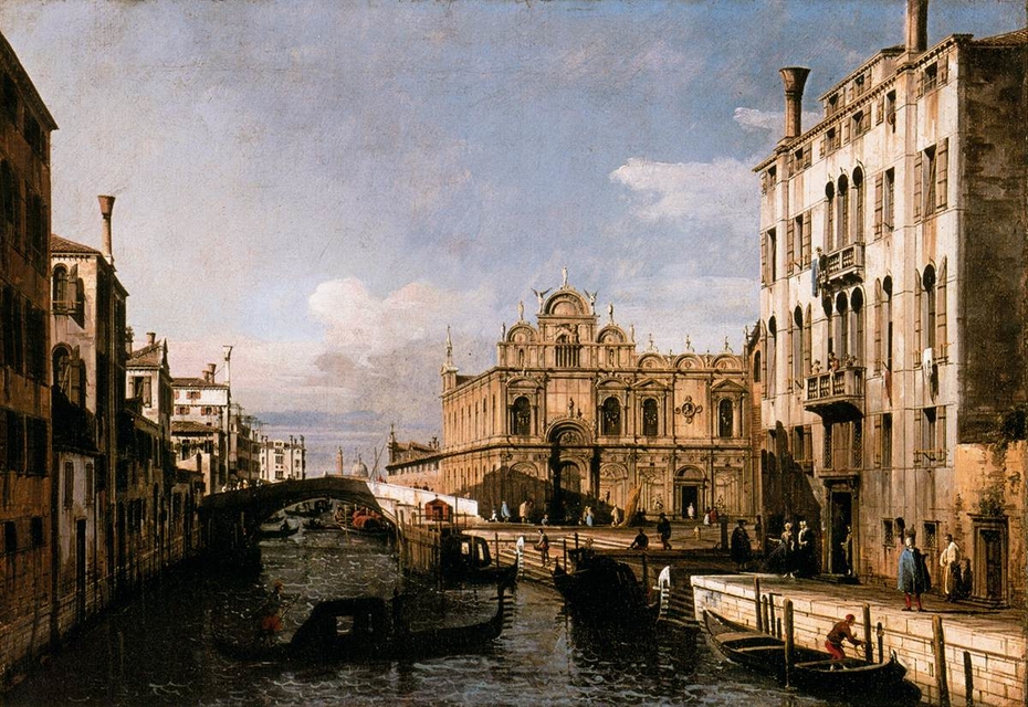 Rio dei Mendicanti with the Scuola di San Marco