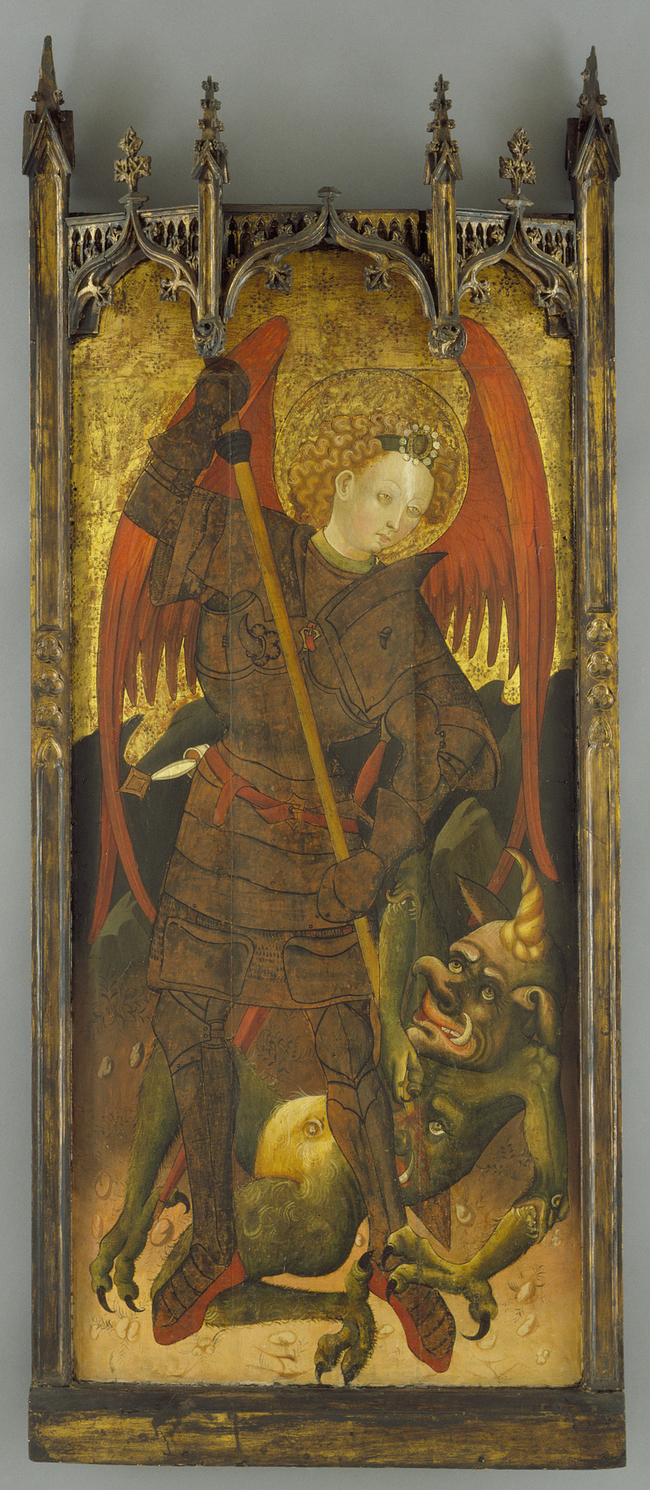 Saint Michael Fighting The Dragon Andrès Marzal De Sas Artwork On Useum 4407
