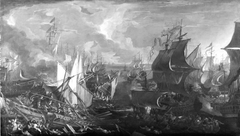 Sea Battle by Pieter de Molijn