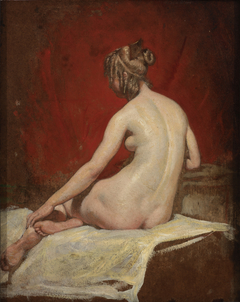 Seated Female Nude by William Etty