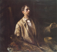 Self-portrait (in the Atelier) by Károly Ferenczy