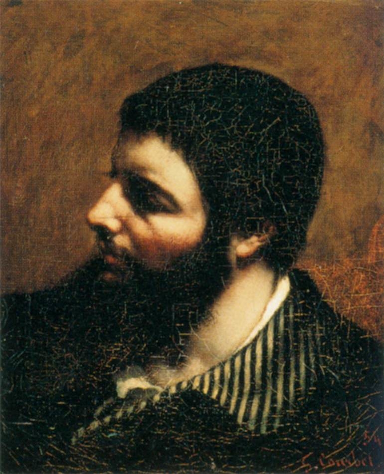 self-portrait with Striped Collar
