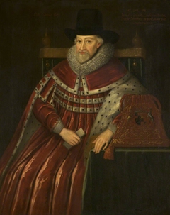 Sir Thomas Egerton, 1st Viscount Brackley (1540-1617) by Edward Wright