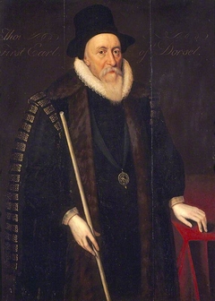 Sir Thomas Sackville, Baron Buckhurst and 1st Earl of Dorset (1536-1608) by Anonymous