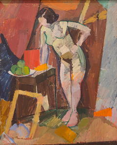 Standing Female Nude by Edvard Weie