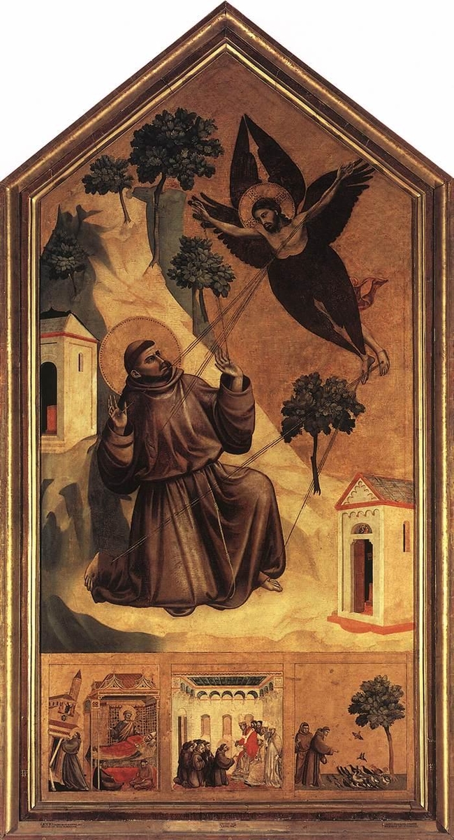 "Stigmata of St. Francis" Giotto di Bondone Artwork on USEUM