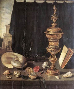 Still Life with a Tall Covered Beaker