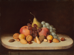 Still Life with Fruit and Nuts by Robert S. Duncanson