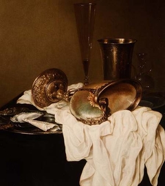 Still life with nautilus cup