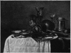 Still life with perfume bottle