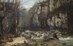 Stream of the Puits-Noir at Ornans by Gustave Courbet