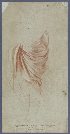 Studie van een draperie op een mannelijk naaktmodel by Carlo Bononi