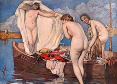 Surprized Bathers by Fernand Allard l'Olivier