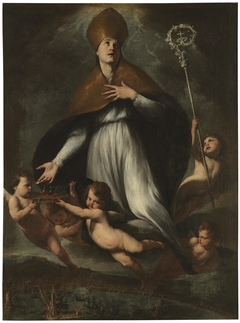 The ascension of Saint Gennaro by Andrea Vaccaro