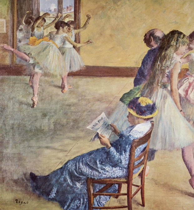 "The Ballet Class" Edgar Degas - Artwork on USEUM