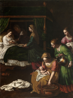 The Birth of the Virgin by Alessandro Turchi