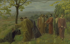 The Blind Man at the Wayside Implores Jesus to Show Mercy by Niels Larsen Stevns