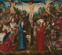 The Crucifixion by Master of the Aachen Altar