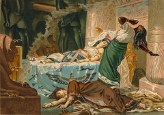 The Death of Cleopatra by Juan Luna