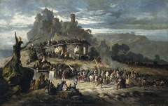 The Departure of the Crusaders by Victor Nehlig