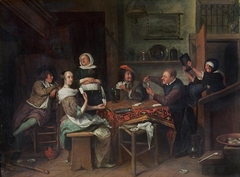 The False Players by Jan Steen
