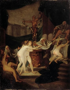 The Feast of Bacchus by Alexandre-Évariste Fragonard