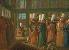 The Grand Vizier giving Audience to the English Ambassador by Francisco Smith