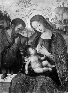 The Holy Family by Giovanni Battista Bertucci